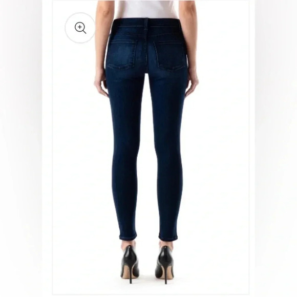 Fidelity Sola Mid Rise Ankle Skinny Jeans (31) in Luxe - Picture 2 of 9